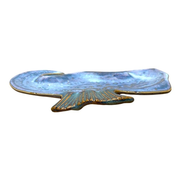 Vintage Handcrafted Ceramic Sea Horse Platter - Picture 3 of 4